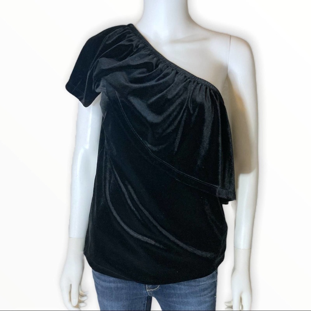 Lauren Ralph Lauren velvet top Medium